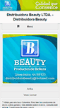 Mobile Screenshot of distribuidorabeauty.com